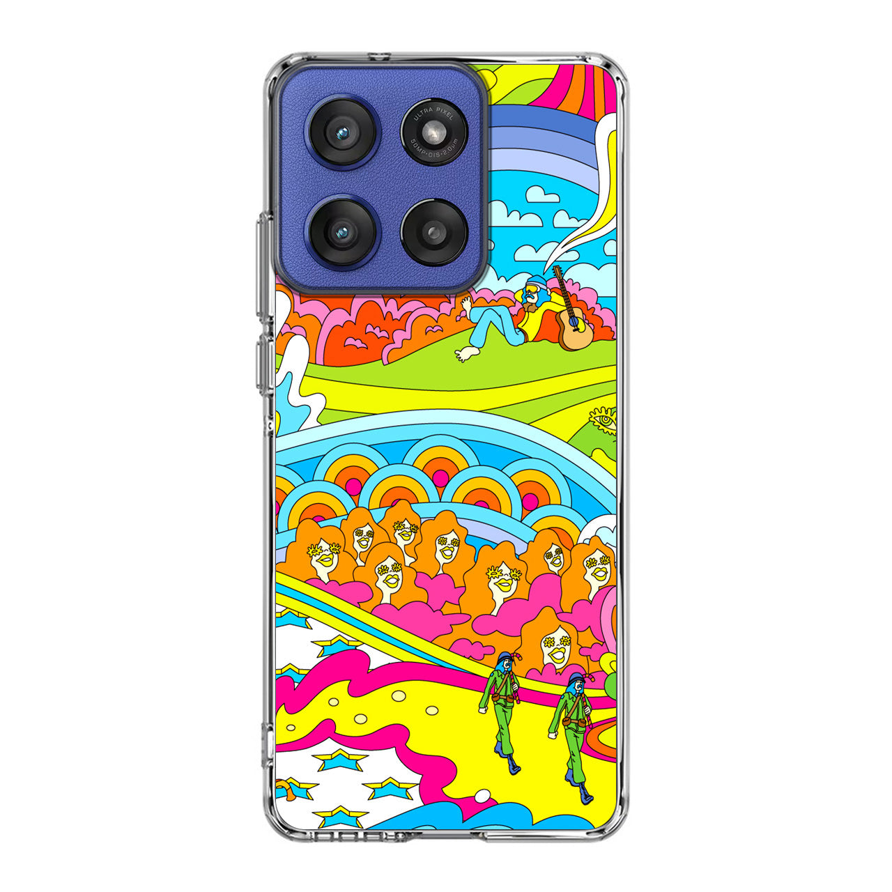 Colorful Doodle Motorola Moto G Stylus 2025 Case