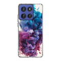 Colorful Dust Art on White Motorola Moto G Stylus 2025 Case