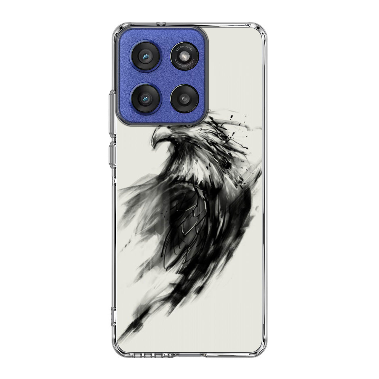 Eagle Art Black Ink Motorola Moto G Stylus 2025 Case