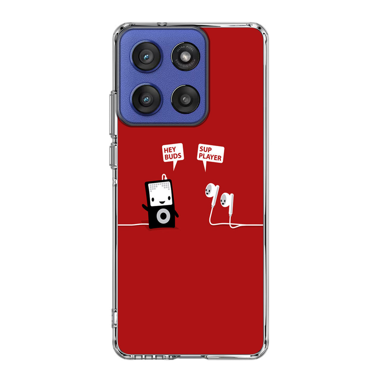 Funny Music Headphones Player Buds Motorola Moto G Stylus 2025 Case