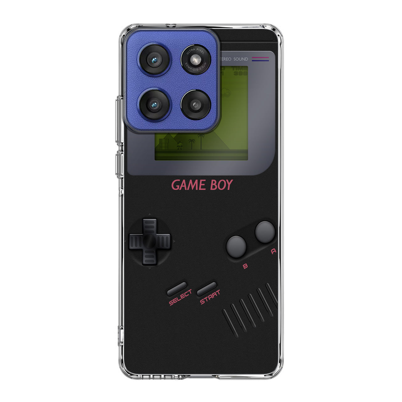 Game Boy Black Model Motorola Moto G Stylus 2025 Case