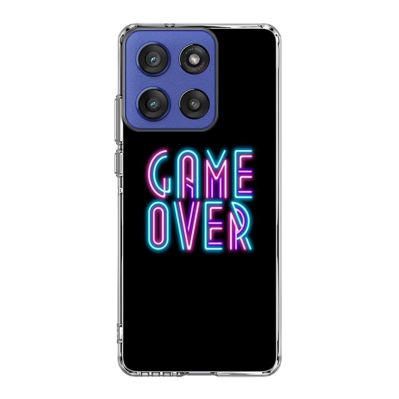 Game Over Neon Motorola Moto G Stylus 2025 Case