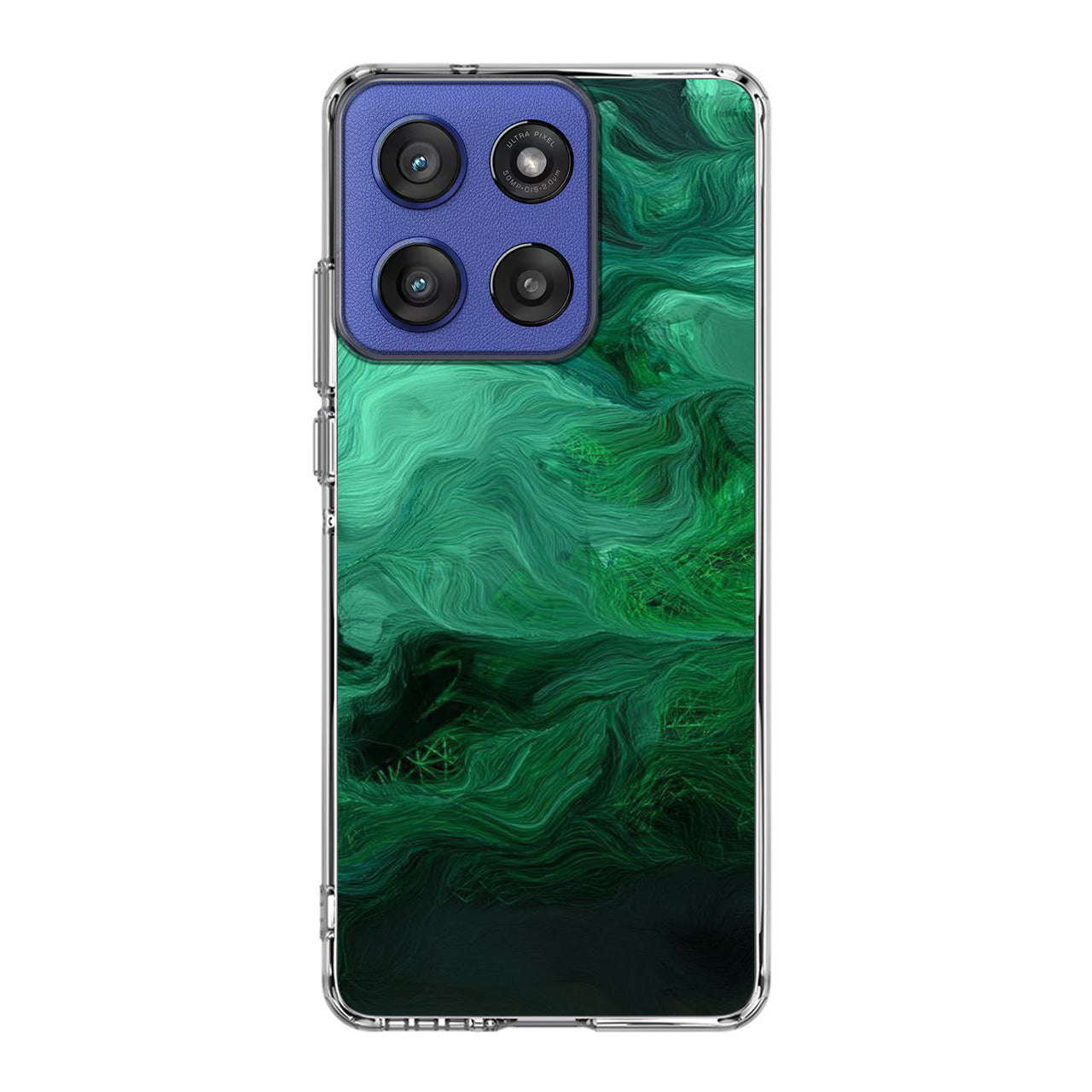 Green Abstract Art Motorola Moto G Stylus 2025 Case