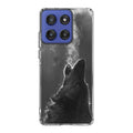 Howling Wolves Black and White Motorola Moto G Stylus 2025 Case