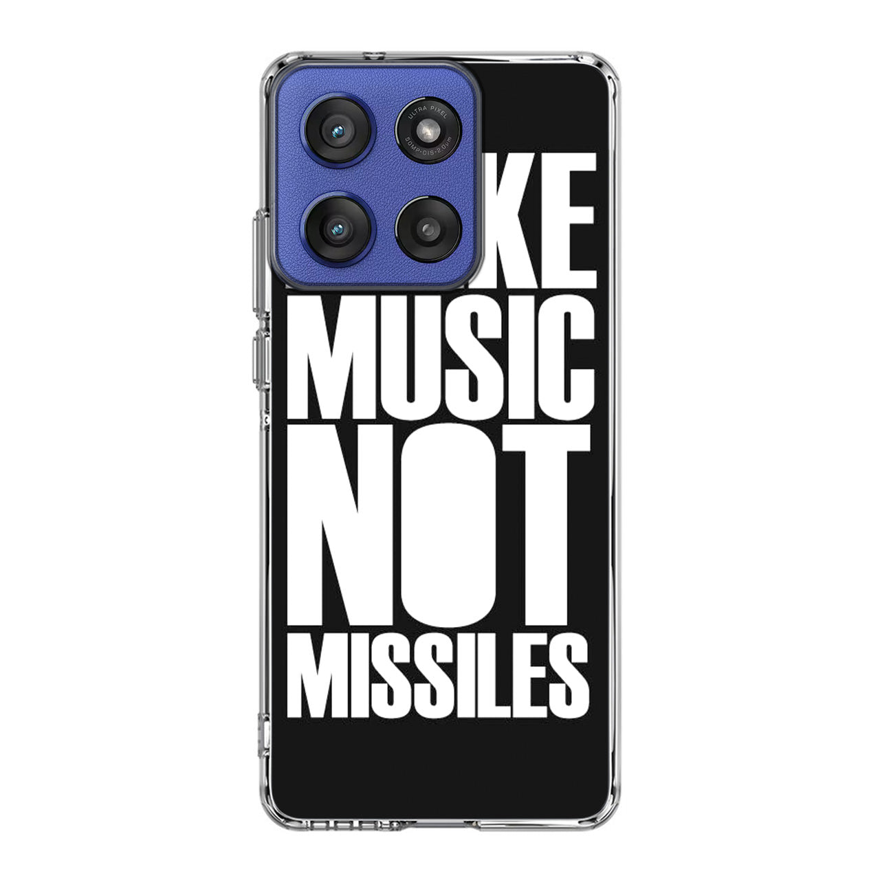 Make Music Not Missiles Motorola Moto G Stylus 2025 Case