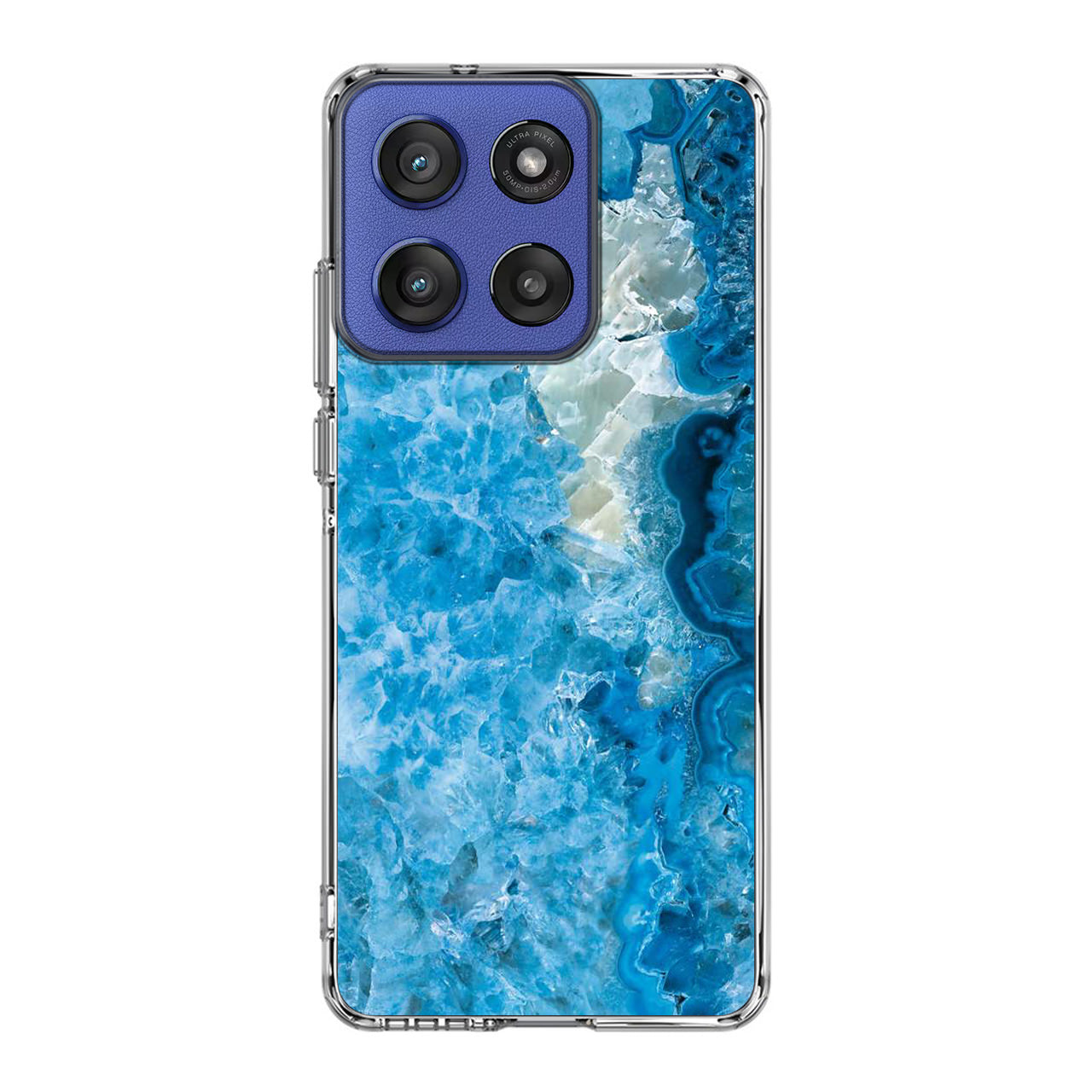 Navy Blue Marble Motorola Moto G Stylus 2025 Case