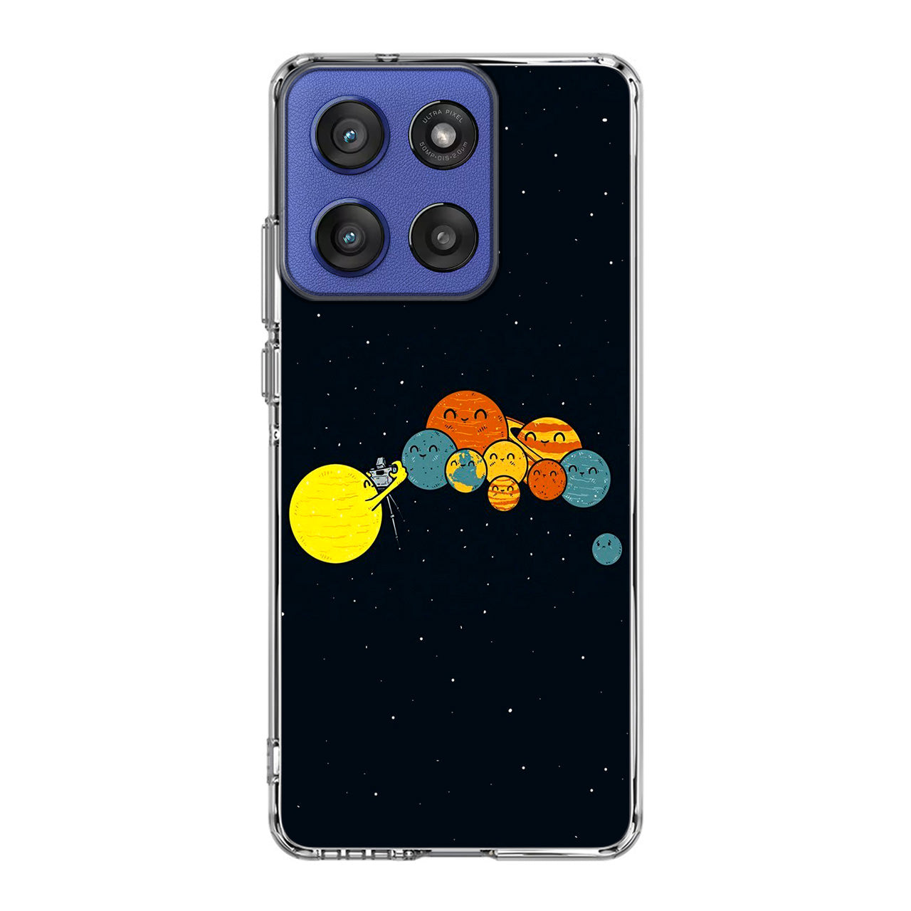 Planet Cute Illustration Motorola Moto G Stylus 2025 Case