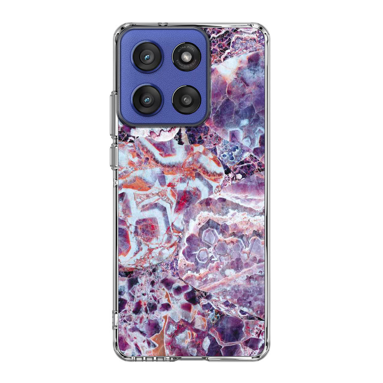 Purple Marble Motorola Moto G Stylus 2025 Case