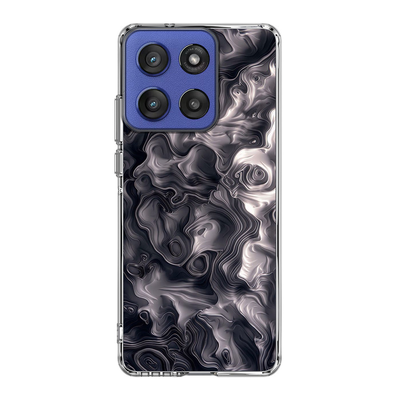 Quicksilver Abstract Art Motorola Moto G Stylus 2025 Case