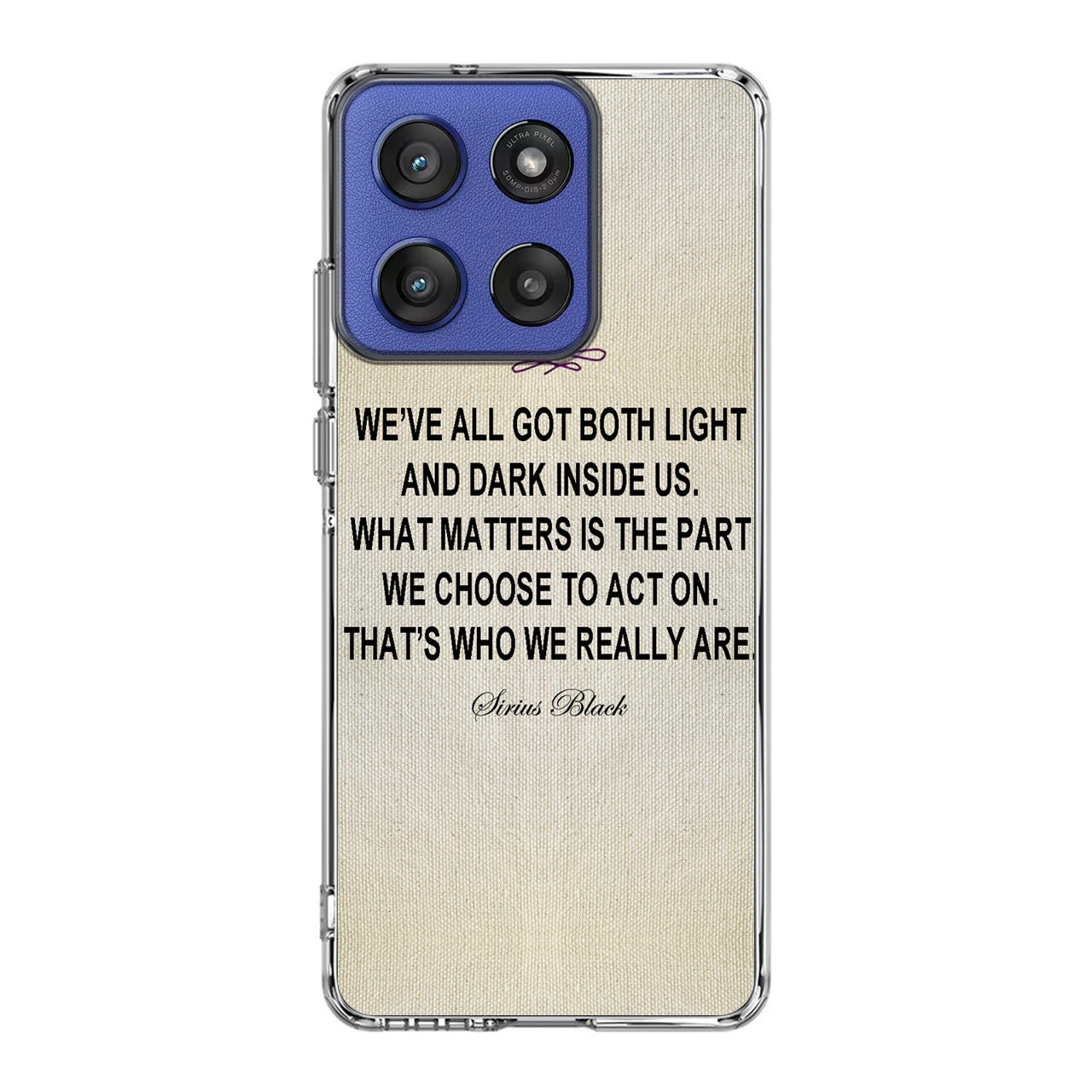 Sirius Black Quote Motorola Moto G Stylus 2025 Case