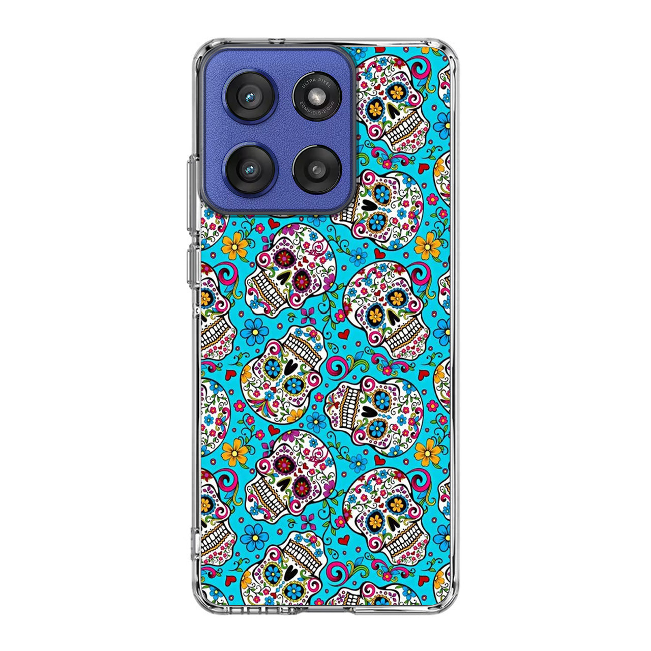 Skull Floral Sugar Motorola Moto G Stylus 2025 Case
