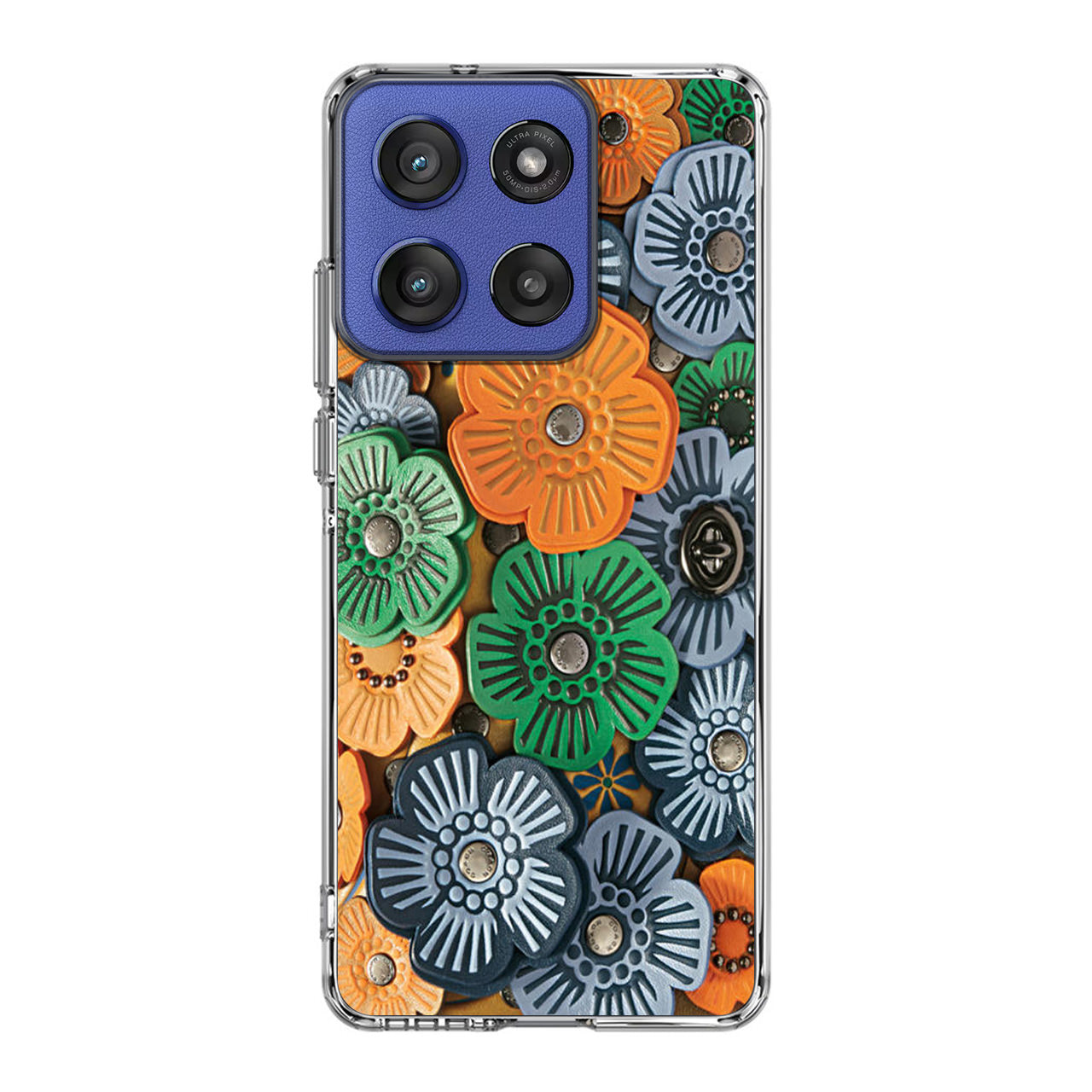 Tea Rose Applique Motorola Moto G Stylus 2025 Case