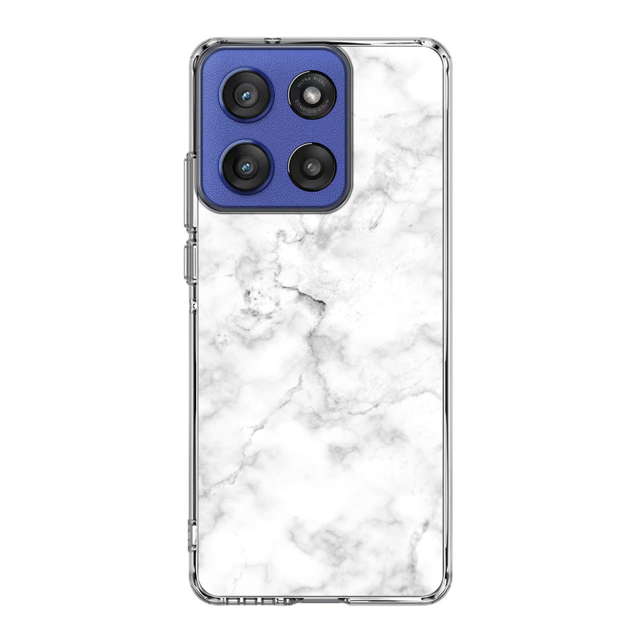 White Marble Motorola Moto G Stylus 2025 Case