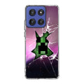 Creeper Glass Broken Violet Motorola Moto G Stylus 2025 Case