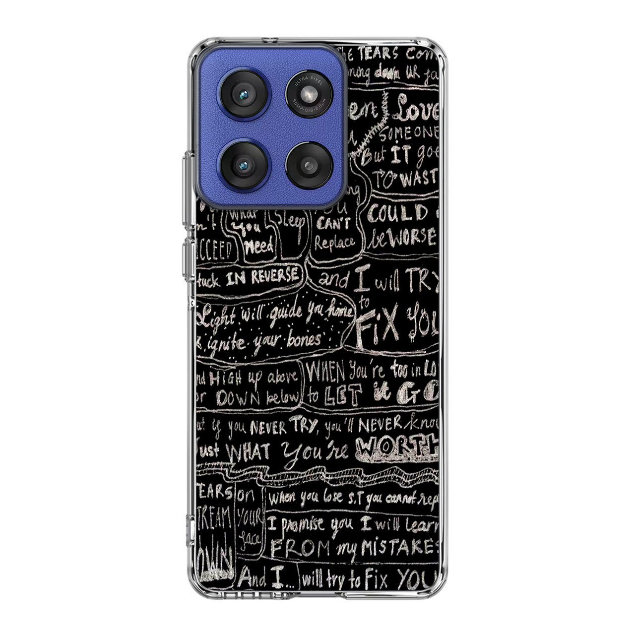 Fix You Lyrics Motorola Moto G Stylus 2025 Case