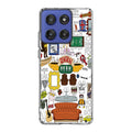Friends TV Show Central Perk Sticker Motorola Moto G Stylus 2025 Case