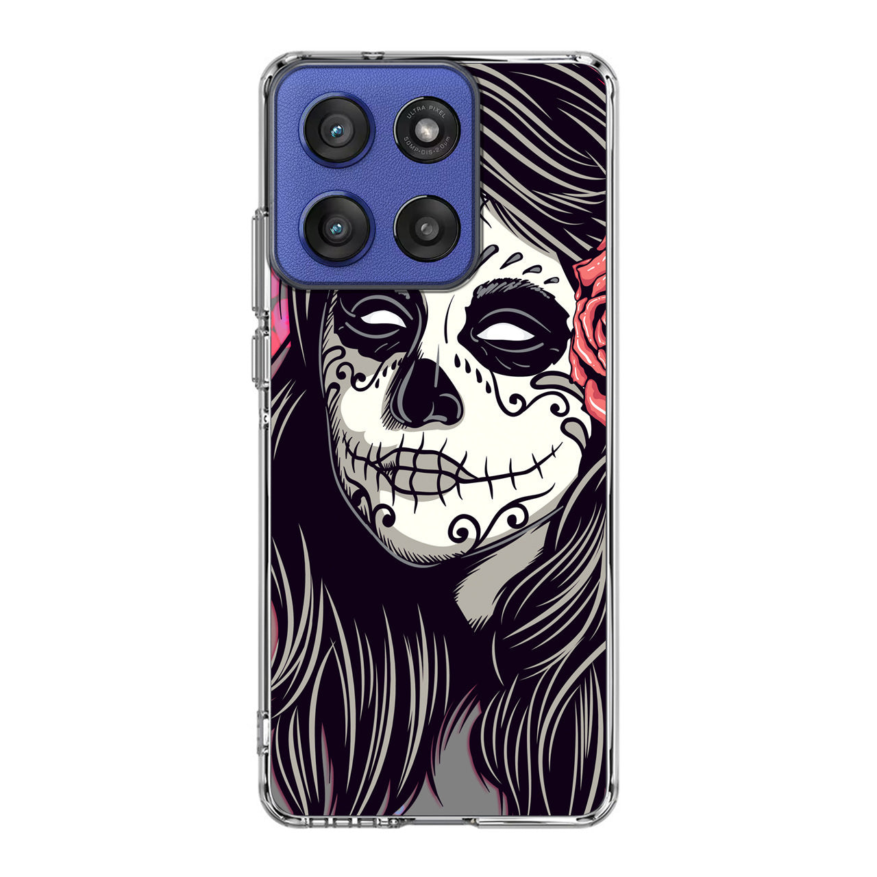 Girl Skull Flower Motorola Moto G Stylus 2025 Case