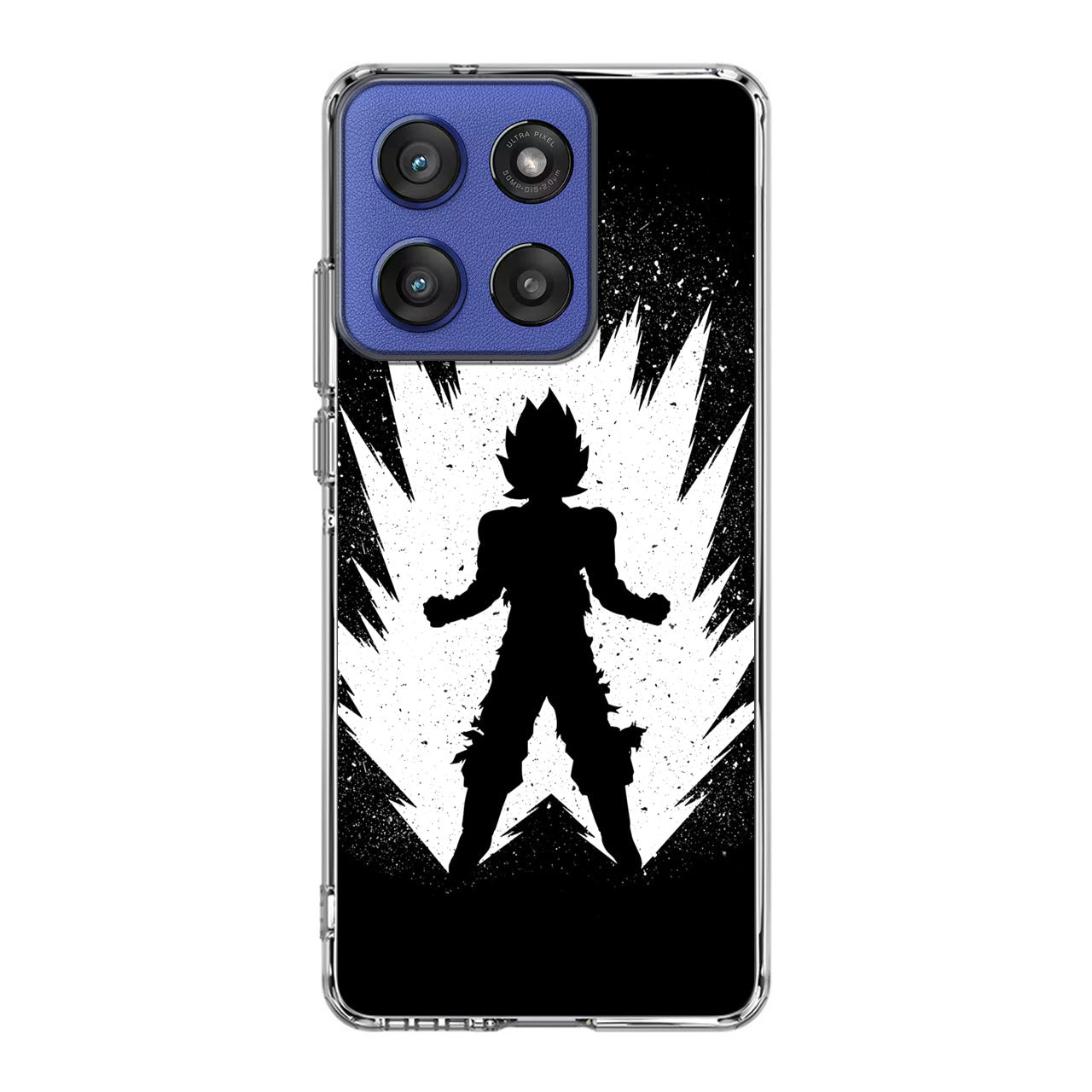 Goku Super Saiyan Black White Motorola Moto G Stylus 2025 Case