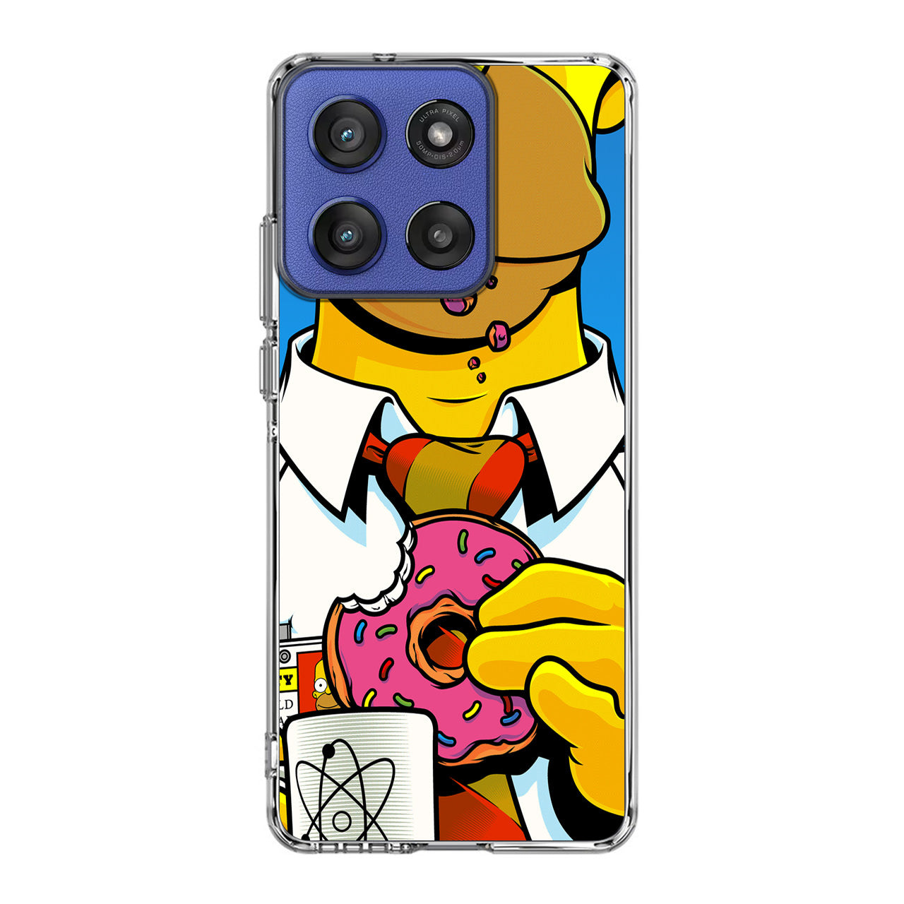 Homer Eats Donut Motorola Moto G Stylus 2025 Case