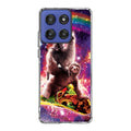 LLama Sloth And Cat Playing Together Motorola Moto G Stylus 2025 Case