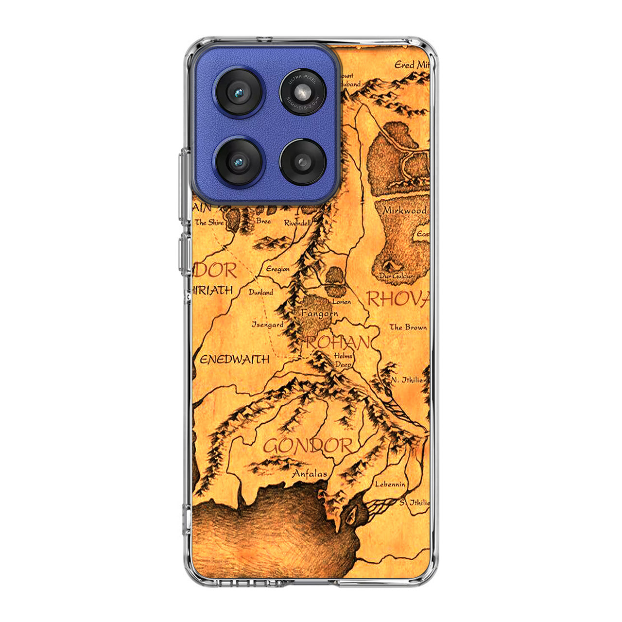 Middle Earth Map Hobbit Motorola Moto G Stylus 2025 Case