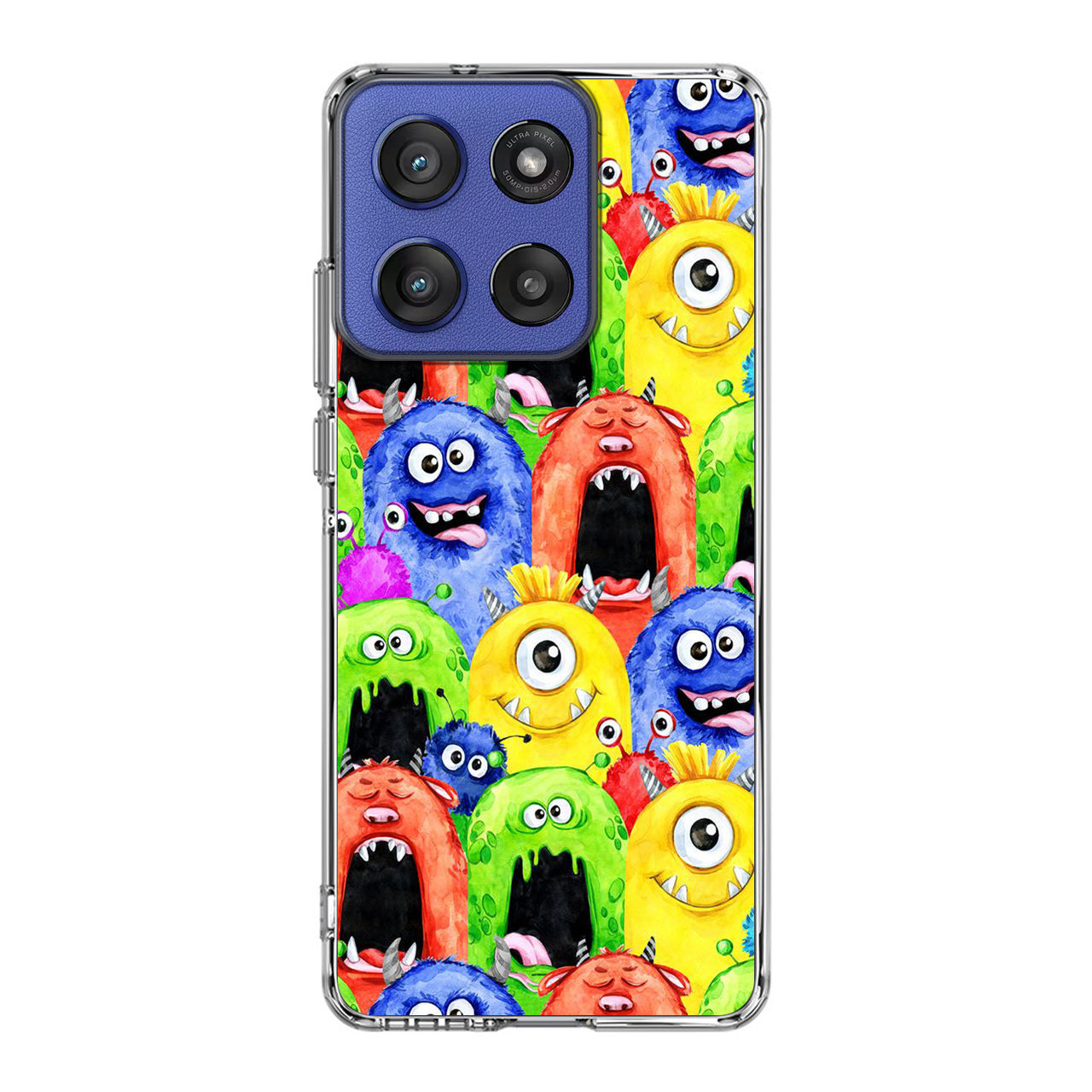 Monster Watercolor Art Motorola Moto G Stylus 2025 Case