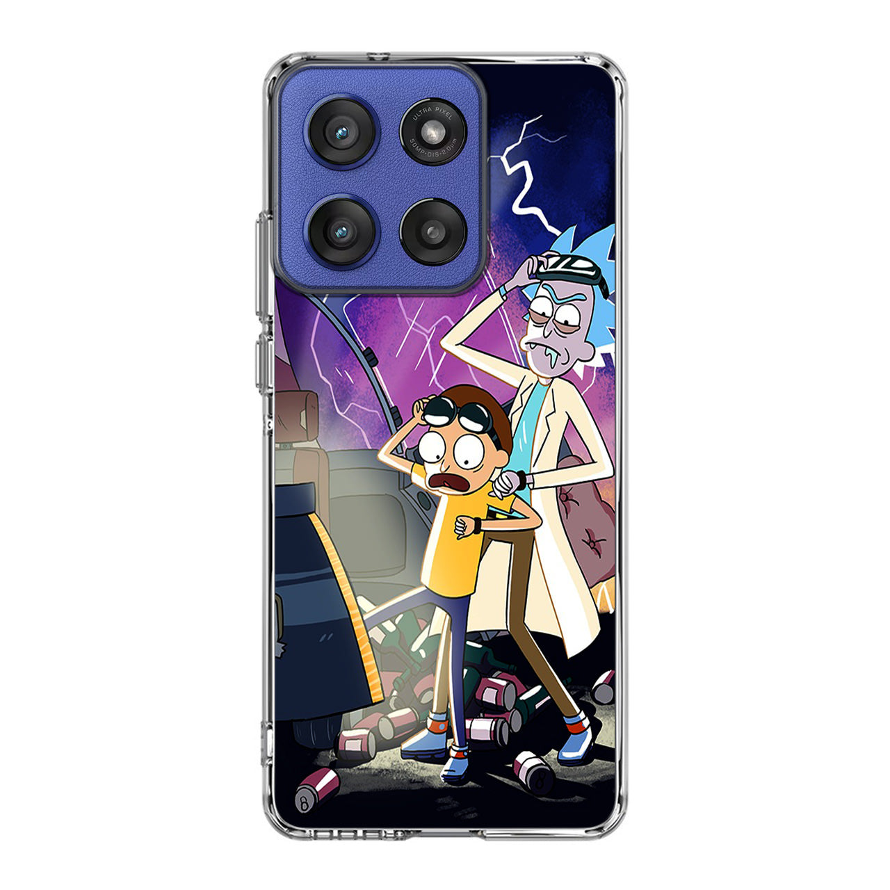Rick And Morty Back To The Future Motorola Moto G Stylus 2025 Case