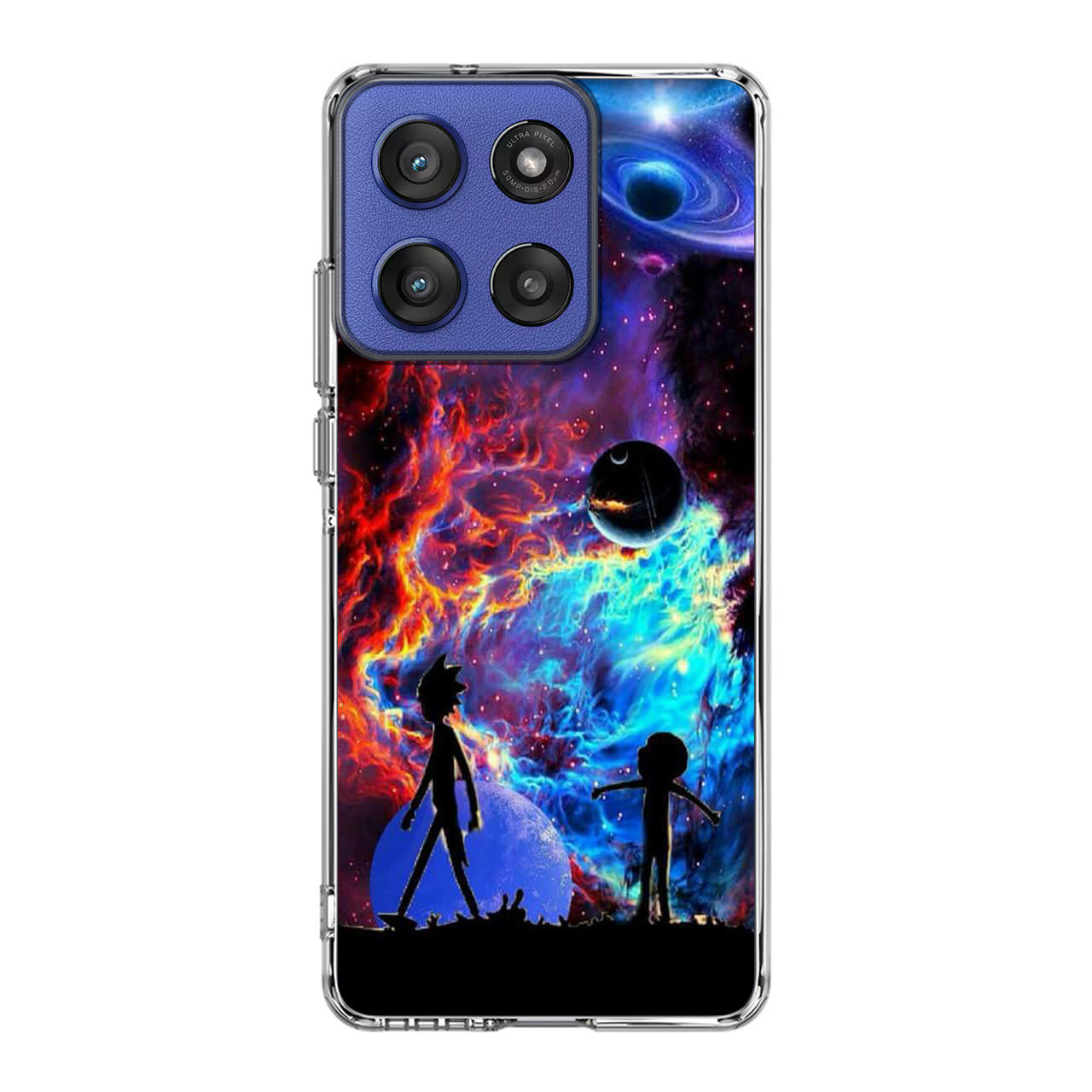 Rick And Morty Flat Galaxy Motorola Moto G Stylus 2025 Case