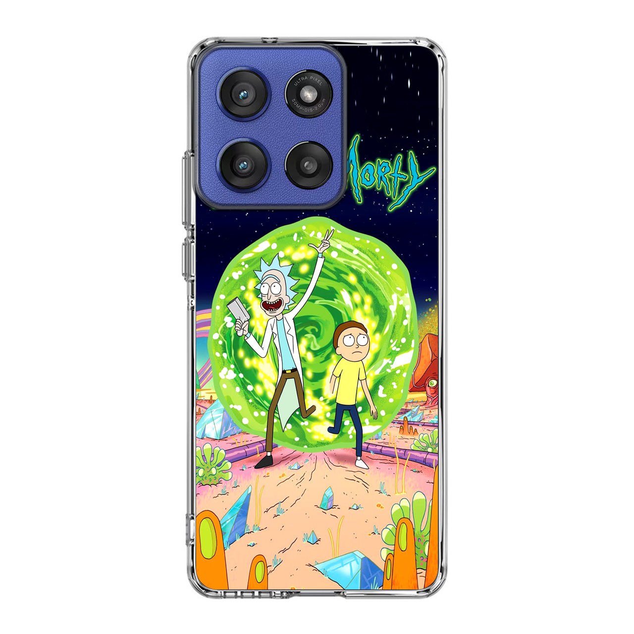 Rick And Morty Portal Gun Motorola Moto G Stylus 2025 Case