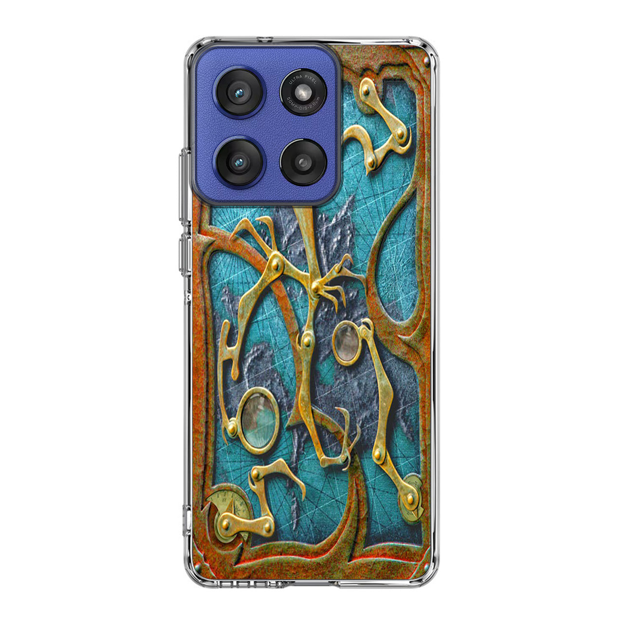 Steampunk Book Cover Motorola Moto G Stylus 2025 Case