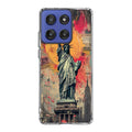Canvas Art Statue of Liberty Motorola Moto G Stylus 2025 Case