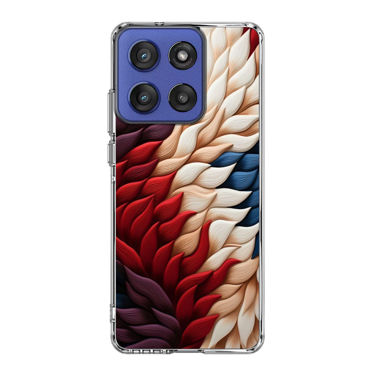 Colorful Feathers Art Motorola Moto G Stylus 2025 Case