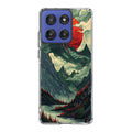 Crimson Moon Over Silent Peaks Motorola Moto G Stylus 2025 Case