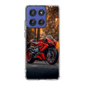 Crimson Velocity in Autumn Flame Motorola Moto G Stylus 2025 Case