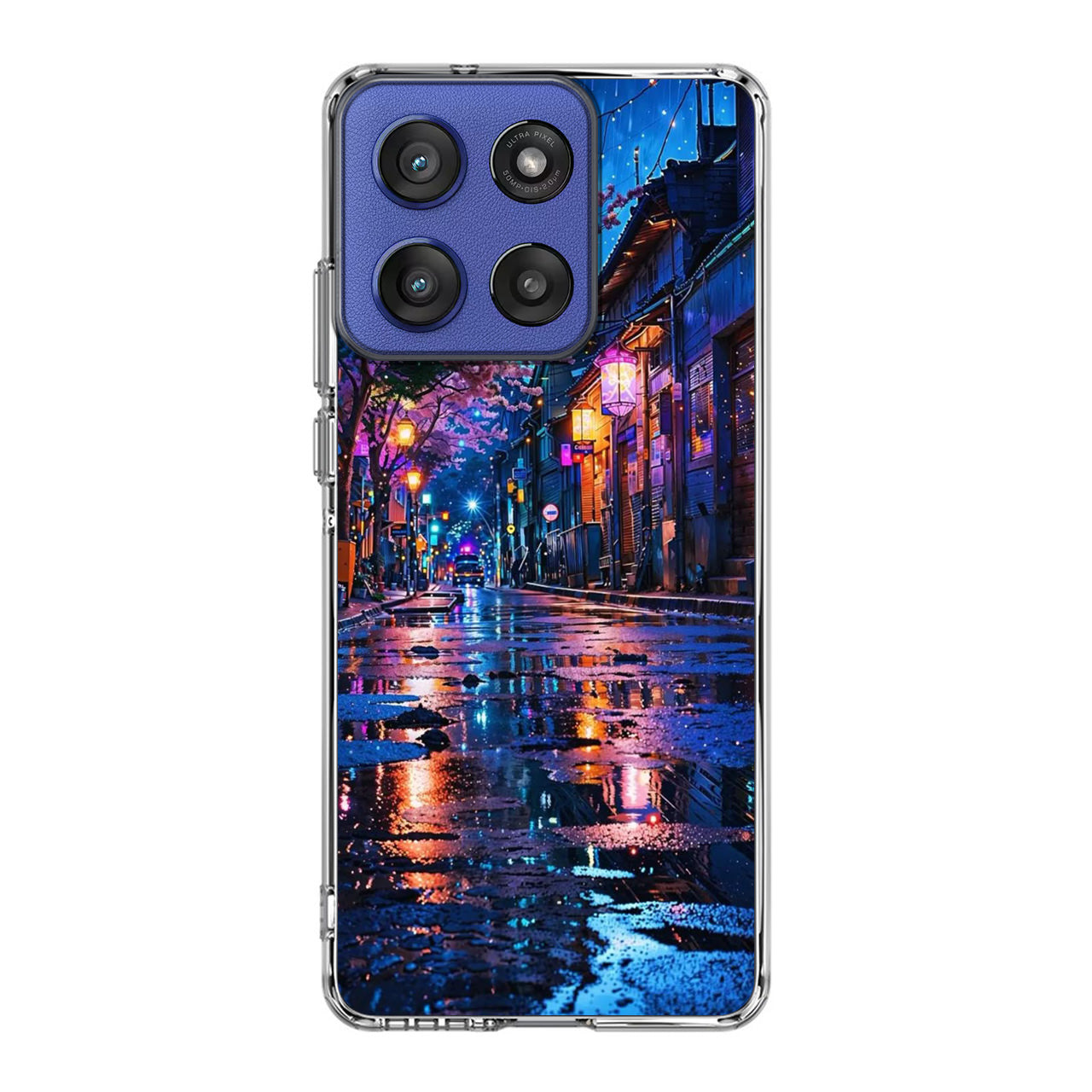 Midnight Sakura Glow Motorola Moto G Stylus 2025 Case