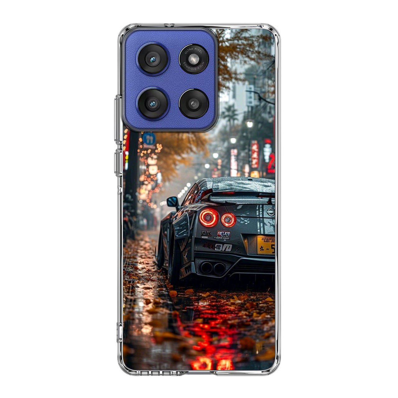 Neon Drift Autumn Streets Motorola Moto G Stylus 2025 Case
