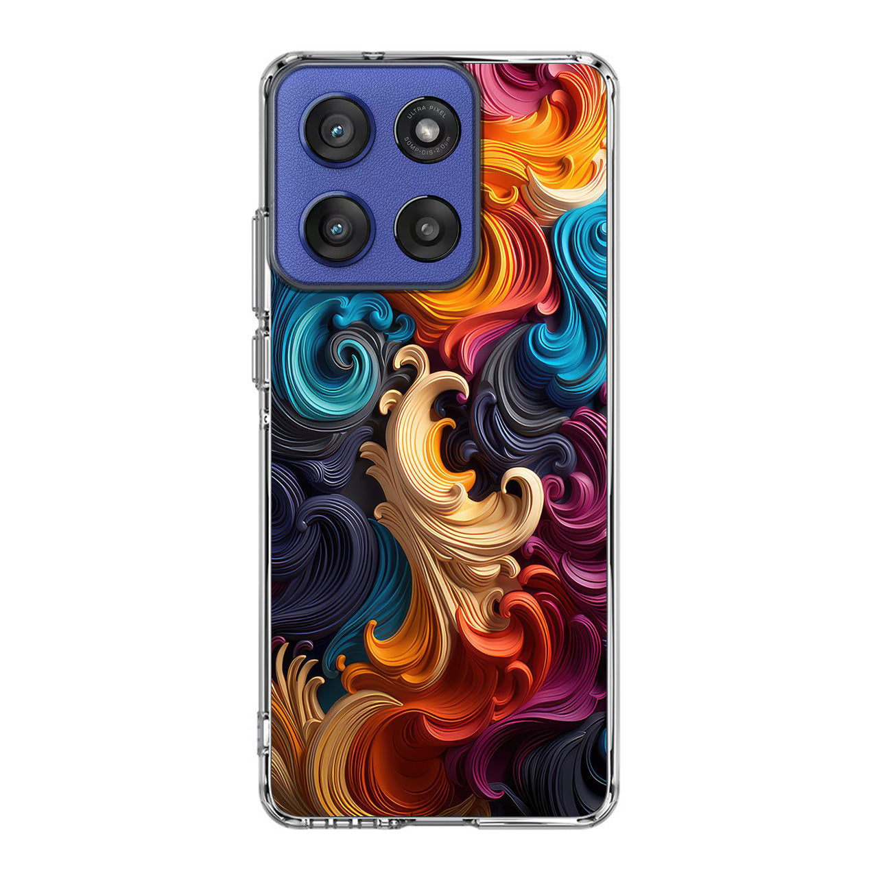 The Dance of Abstract Waves Motorola Moto G Stylus 2025 Case
