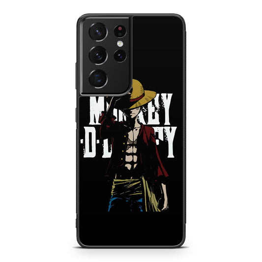 Monkey D Luffy Straw Hat Galaxy S21 Ultra Case