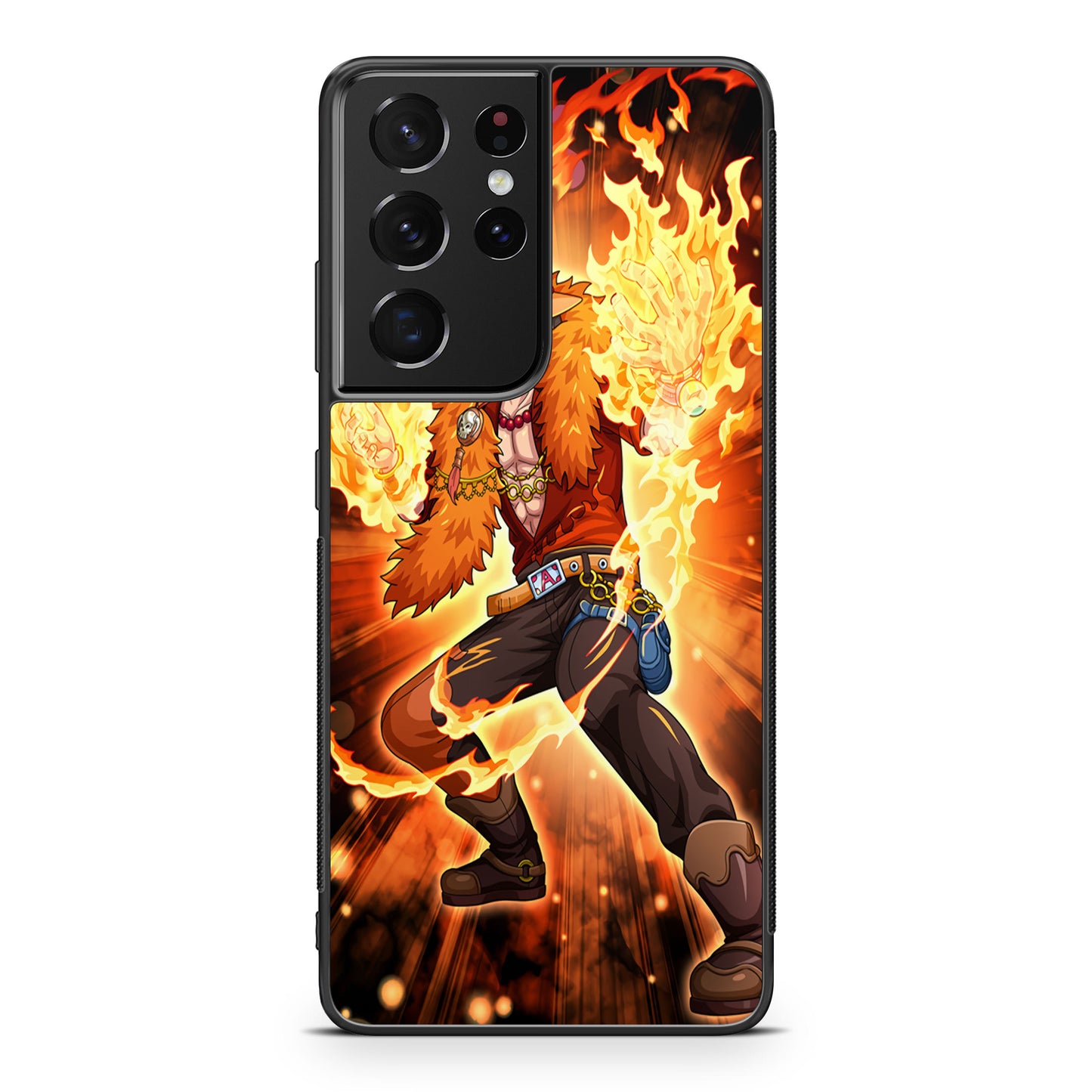 Portgas D Ace Fire Power Galaxy S21 Ultra Case