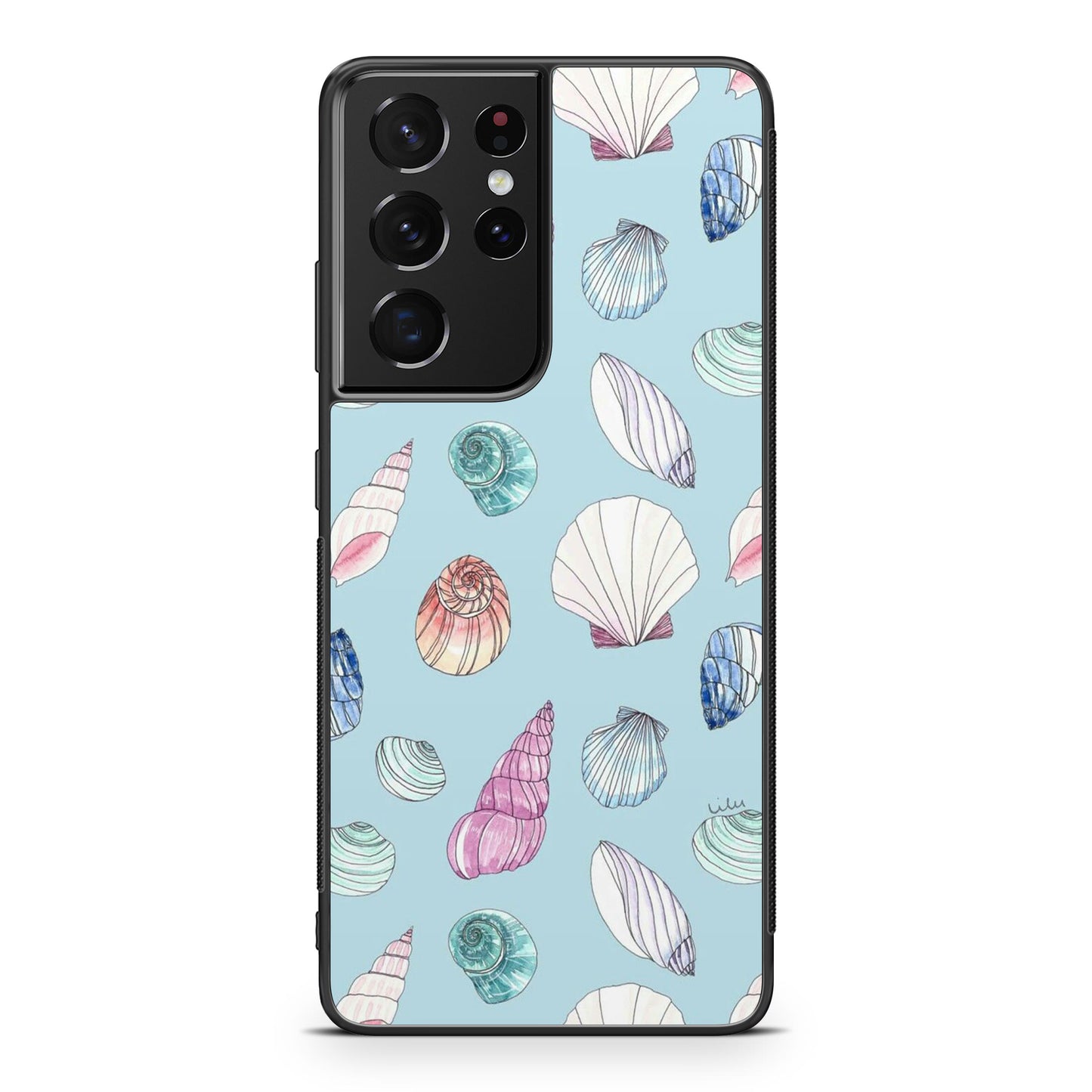 Beach Shells Pattern Galaxy S21 Ultra Case