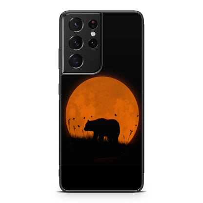 Bear Silhouette Galaxy S21 Ultra Case