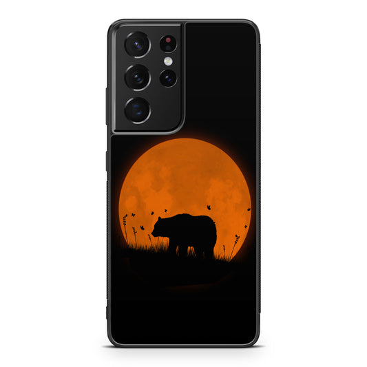 Bear Silhouette Galaxy S21 Ultra Case