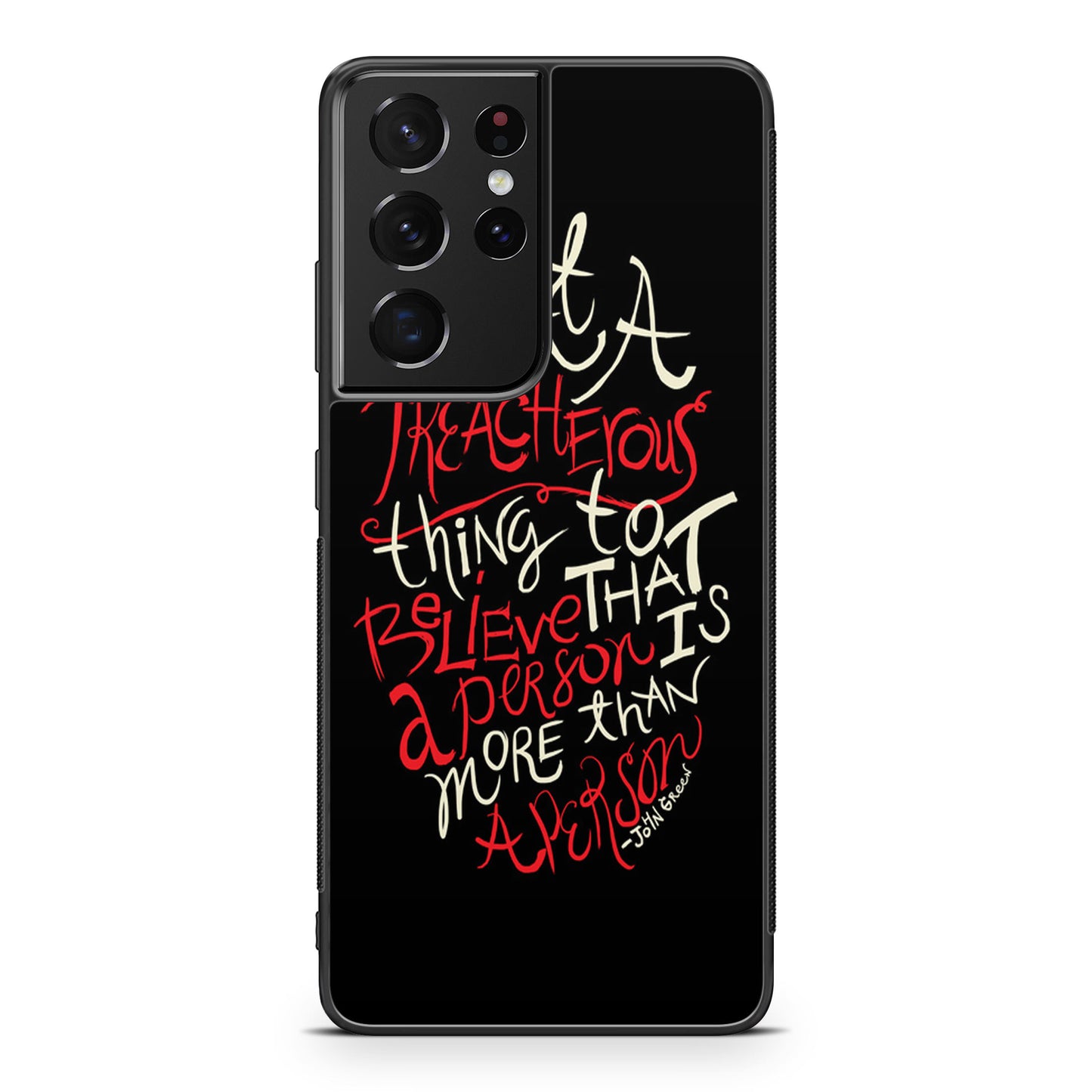 John Green Quotes More Than A Person Galaxy S21 Ultra Case