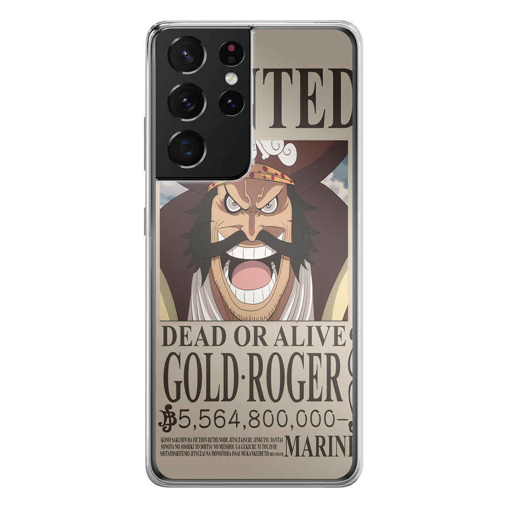 Gold Roger Bounty Galaxy S21 Ultra Case