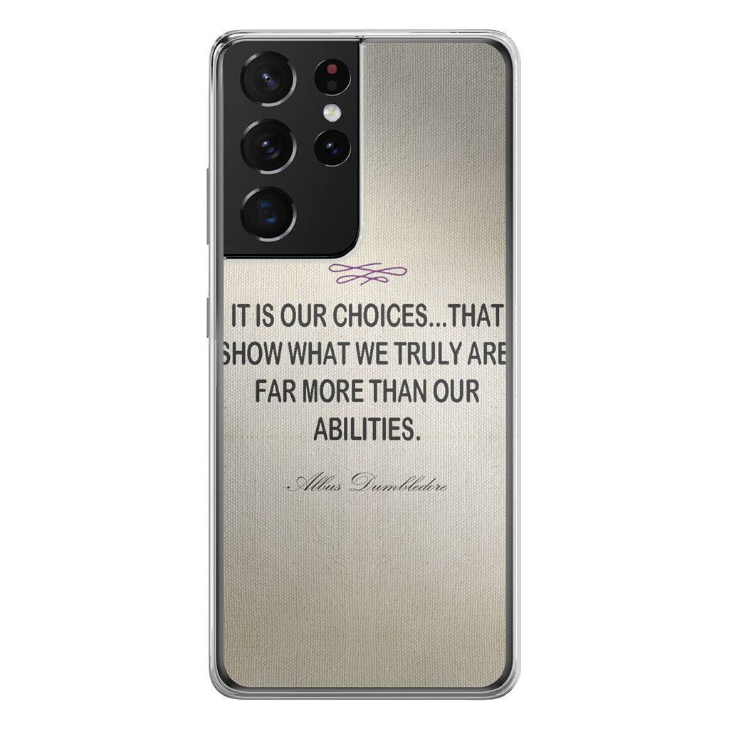 Albus Dumbledore Quote Galaxy S21 Ultra Case