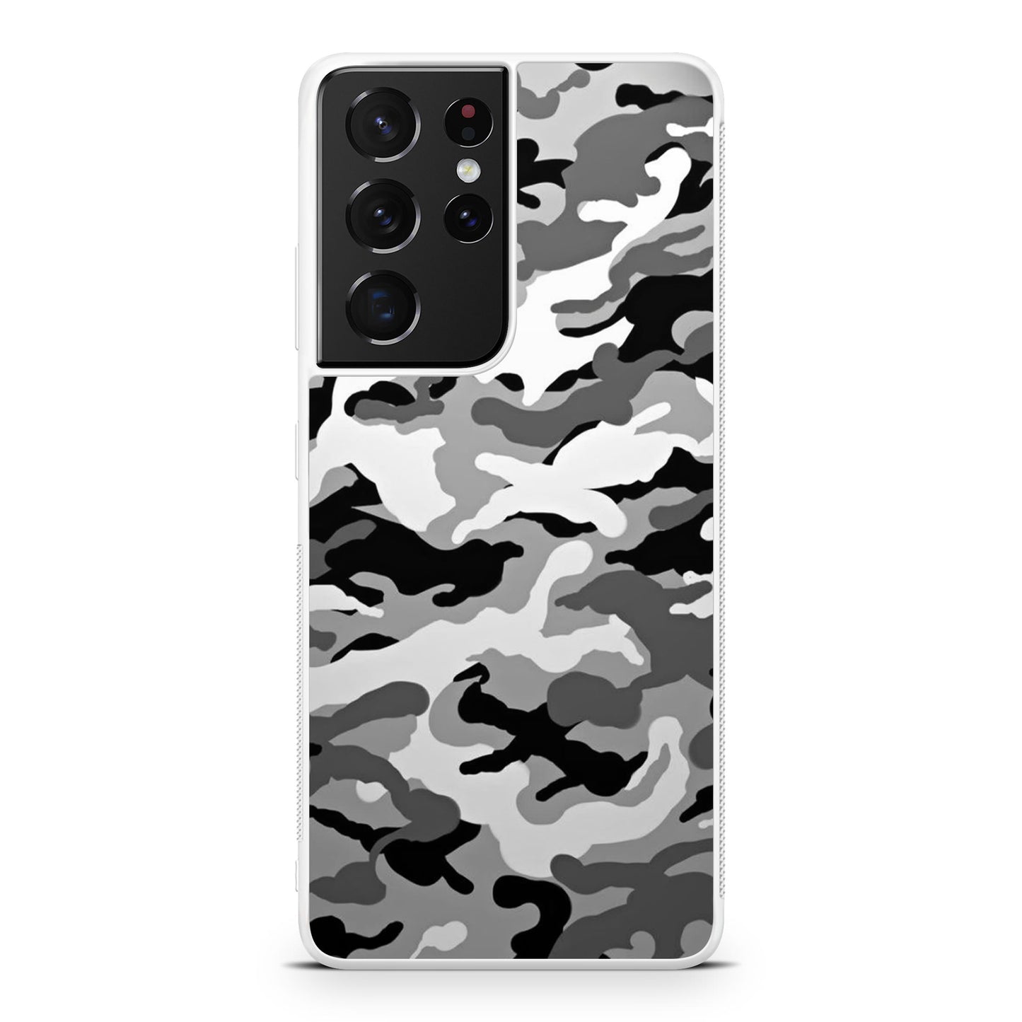 Winter Army Camo Galaxy S21 Ultra Case