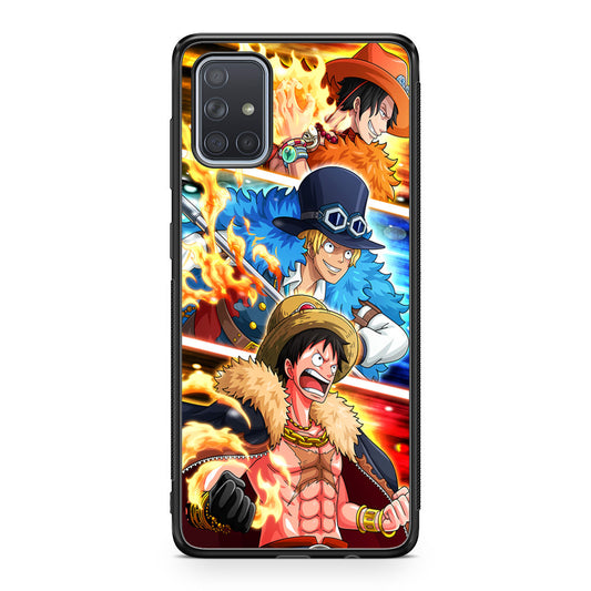 Ace Sabo Luffy Galaxy A51 / A71 Case