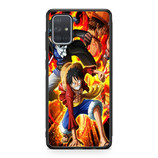 Ace Sabo Luffy Brotherhood Galaxy A51 / A71 Case
