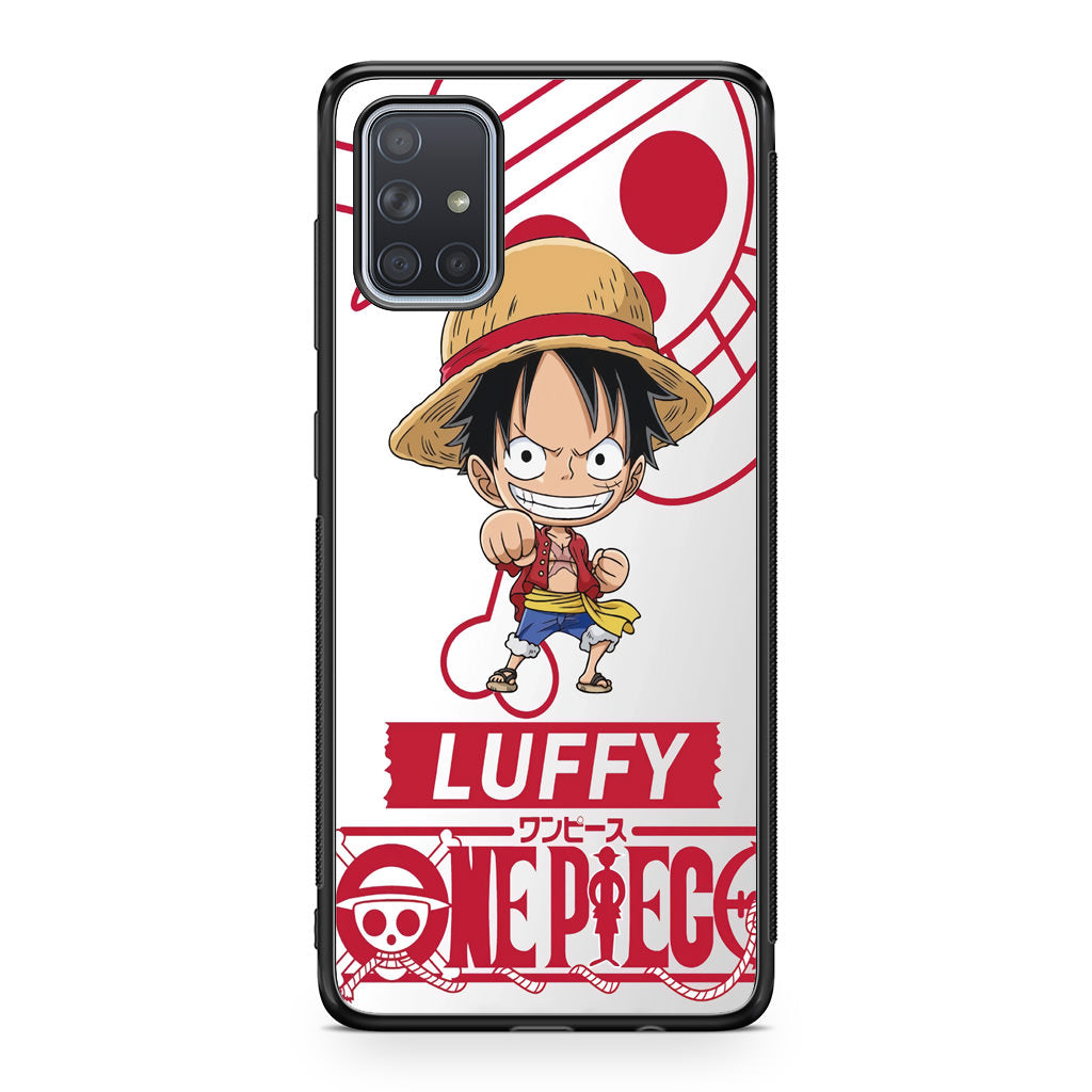 Chibi Luffy Galaxy A51 / A71 Case
