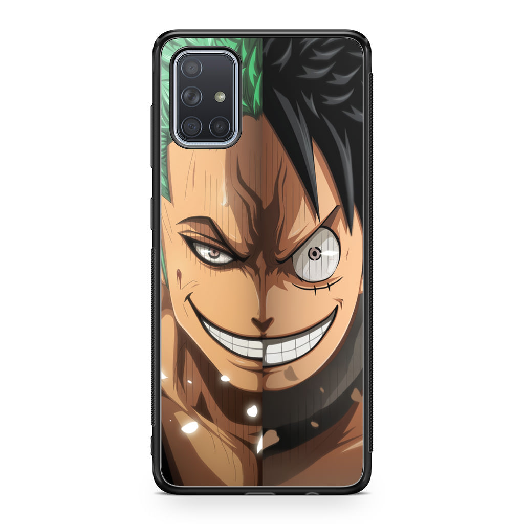 Luffy And Zoro Half Smile Galaxy A51 / A71 Case